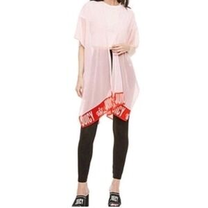 Juicy Couture Womens Kimono Pink Robe One Size